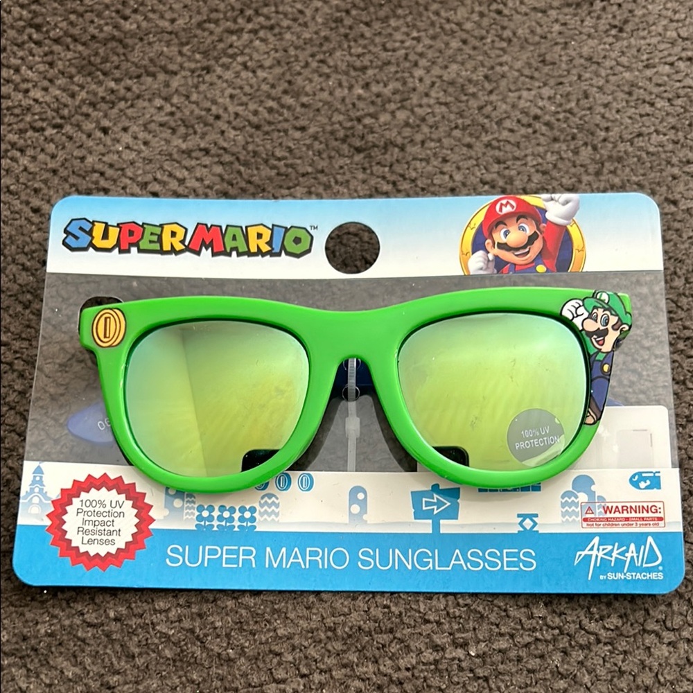 Nintendo Green Sunglasses for Kids